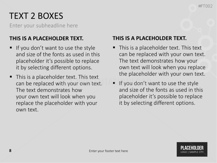 Free PowerPoint Template Network Concept