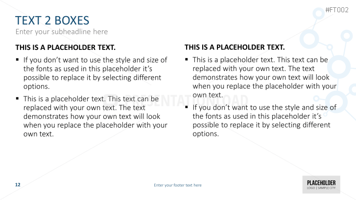 Free PowerPoint Template Network Concept