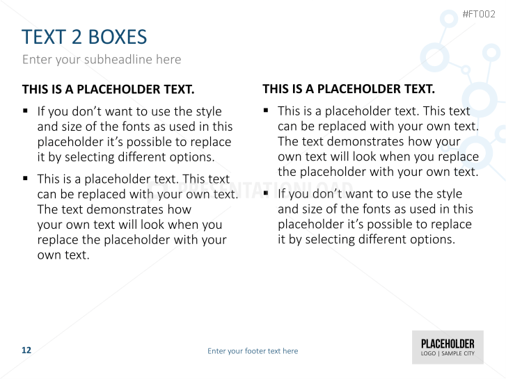 Free PowerPoint Template Network Concept