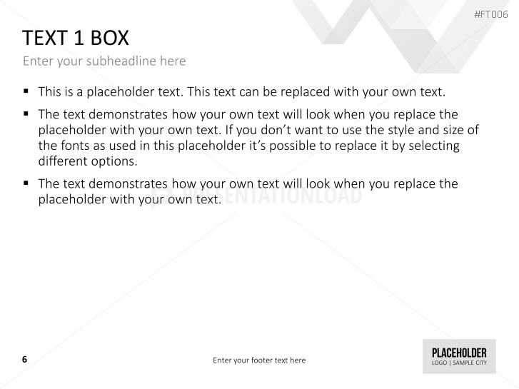 Free PowerPoint Template LowPoly Triangles