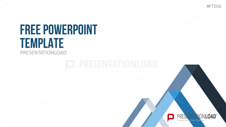 Free PowerPoint Template LowPoly Triangles