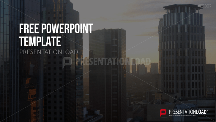 Free PowerPoint Template Skyline