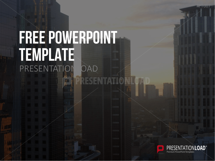 Free PowerPoint Template Skyline