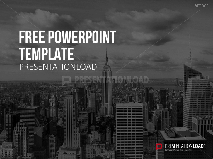 Free PowerPoint Template Skyline | PowerPoint Templates | PresentationLoad