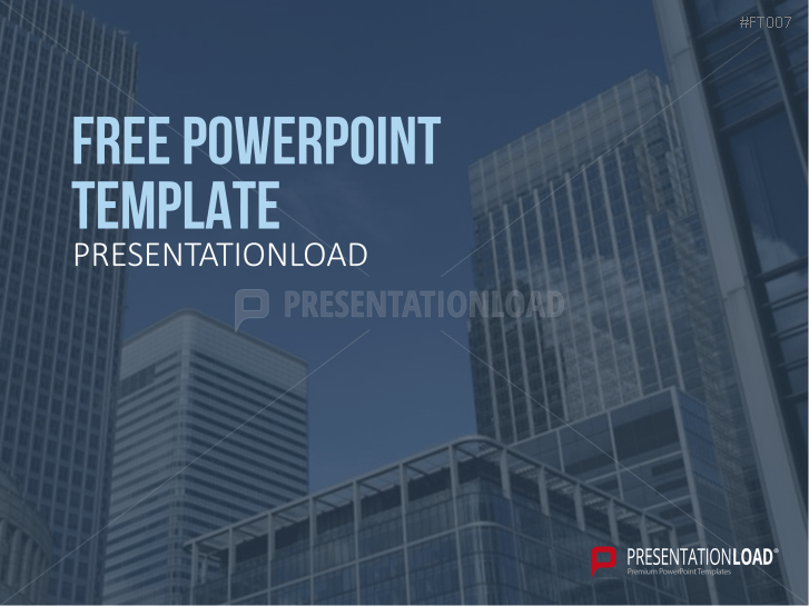 Free PowerPoint Template Skyline