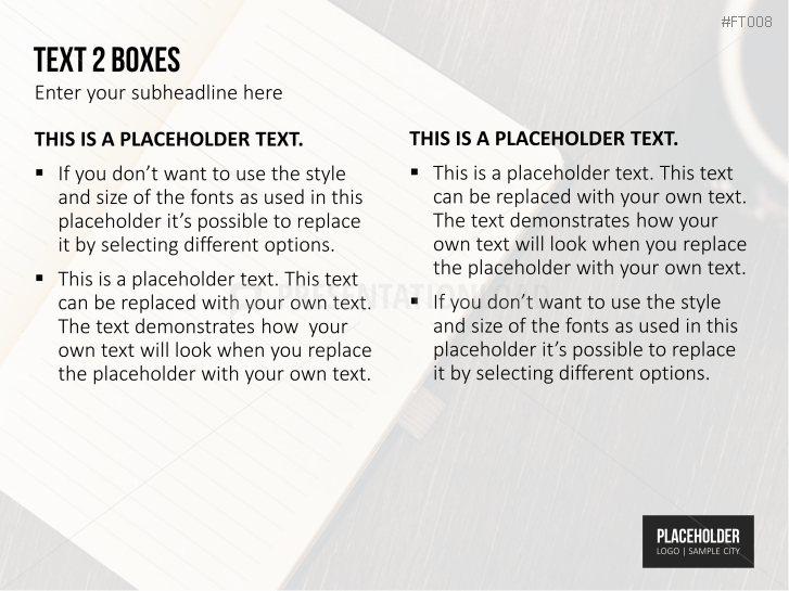 Free PowerPoint Template Notes