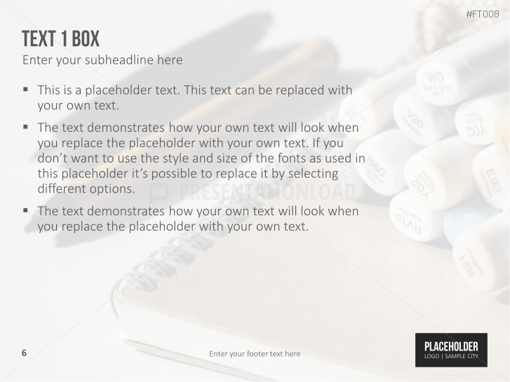 Free PowerPoint Template Notes