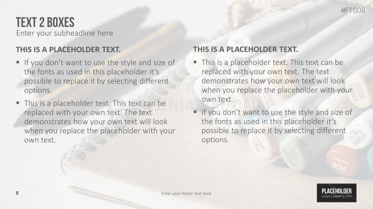 Free PowerPoint Template Notes