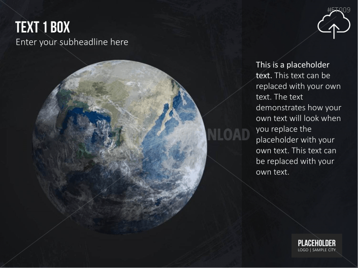 Free PowerPoint Template Mashed Images