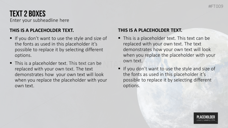 Free PowerPoint Template Mashed Images