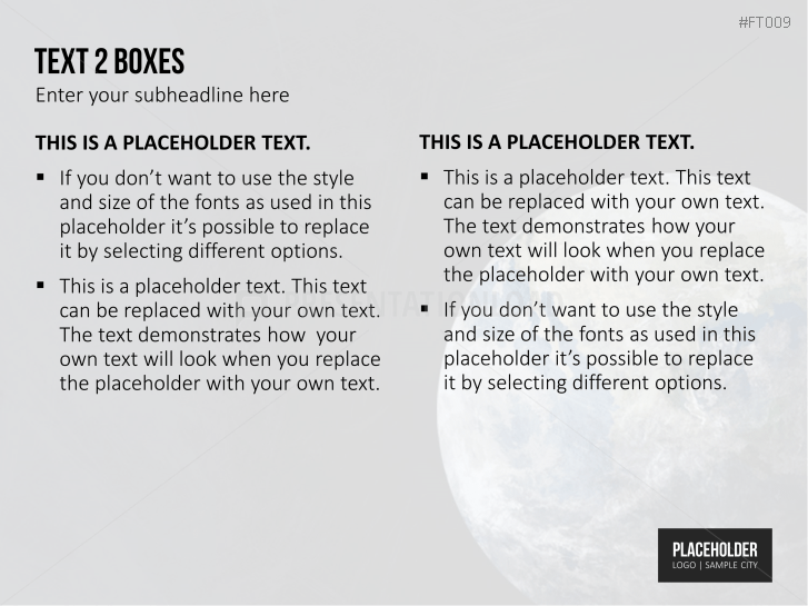 Free PowerPoint Template Mashed Images