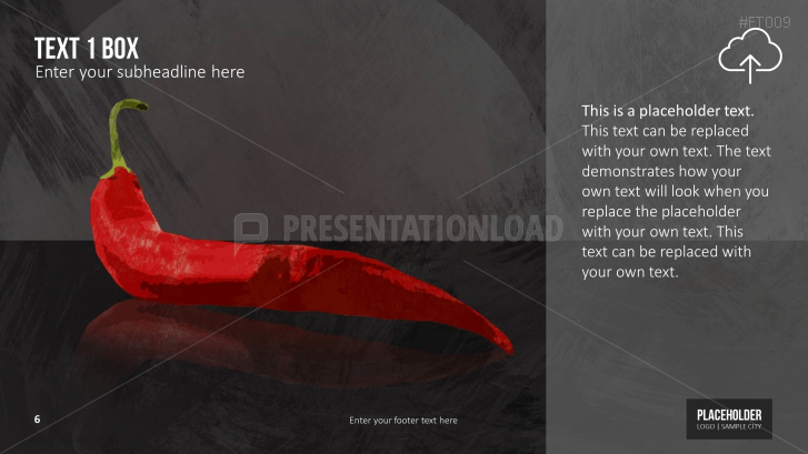 Free PowerPoint Template Mashed Images