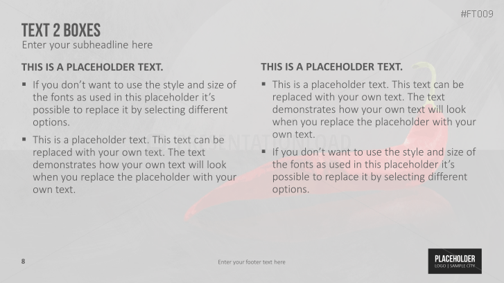 Free PowerPoint Template Mashed Images
