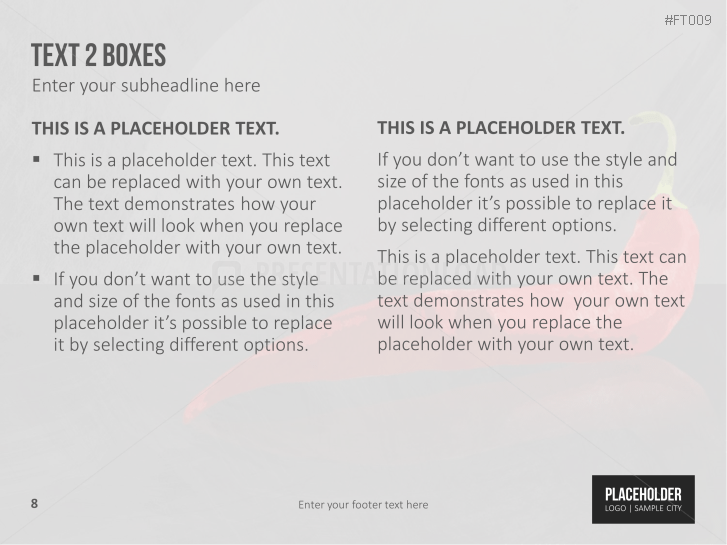 Free PowerPoint Template Mashed Images