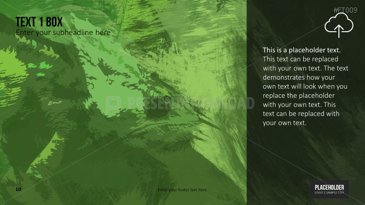 Free PowerPoint Template Mashed Images