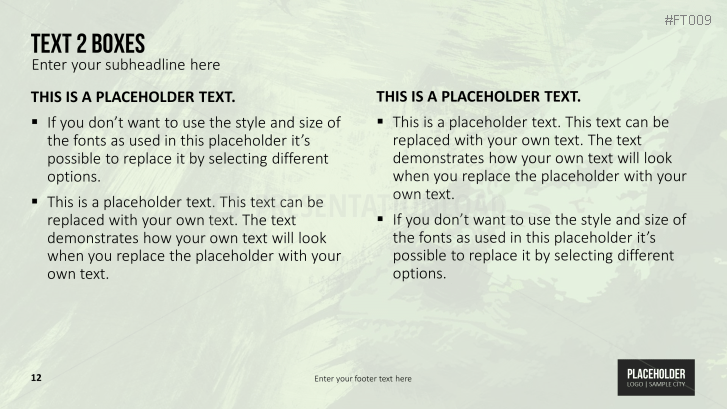 Free PowerPoint Template Mashed Images