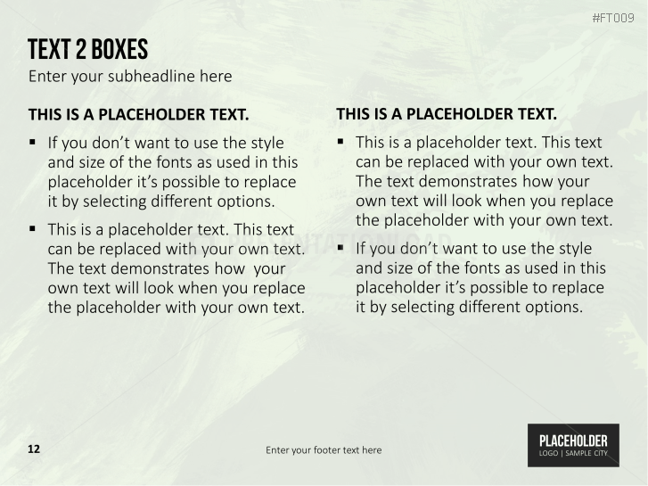 Free PowerPoint Template Mashed Images