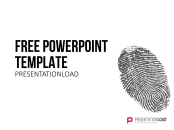 PresentationLoad | Free PowerPoint Template Fingerprint