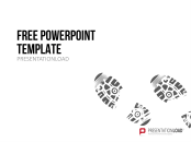 PresentationLoad Free PowerPoint Template Fingerprint