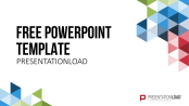 PresentationLoad | Free PowerPoint Template Geometric Shapes