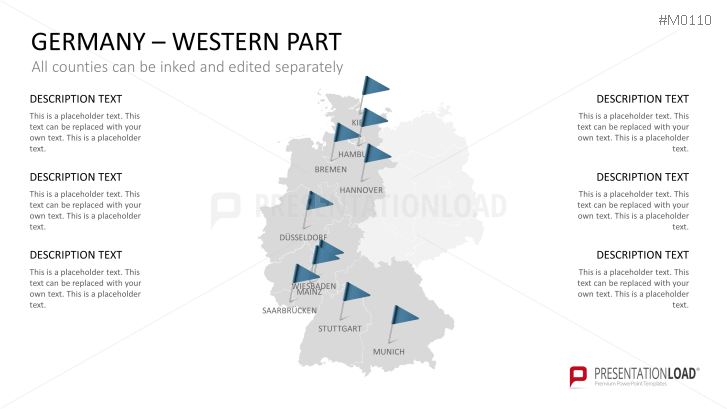 PowerPoint Map Germany | PresentationLoad