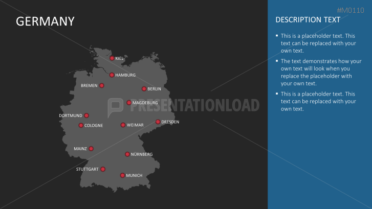 PowerPoint Map Germany | PresentationLoad