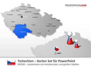 Tschechien _https://www.presentationload.de/landkarte-tschechien-powerpoint-vorlage.html