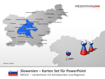 Slowenien _https://www.presentationload.de/landkarte-slowenien-powerpoint-vorlage.html