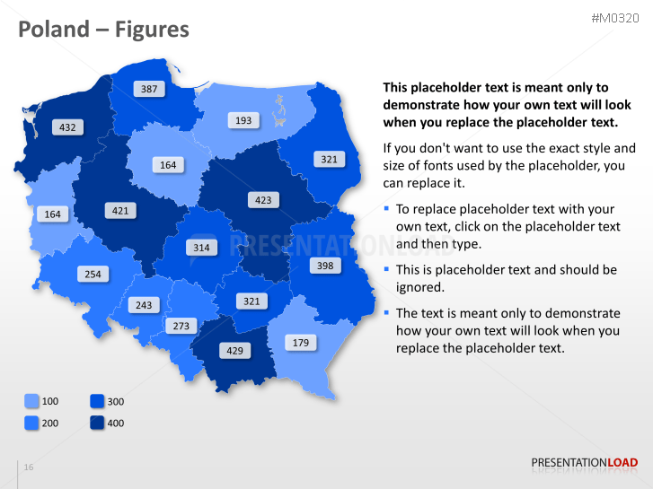 PowerPoint Map Poland | PresentationLoad