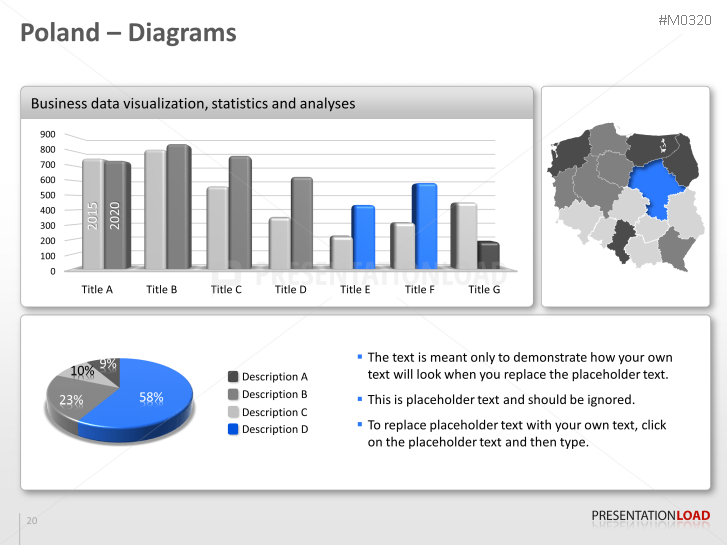 PowerPoint Map Poland | PresentationLoad