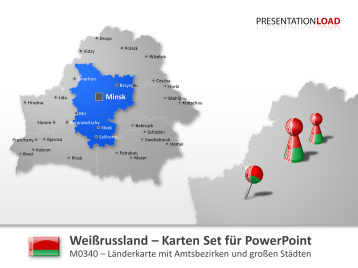 Weißrussland _https://www.presentationload.de/landkarte-weissrussland-powerpoint-vorlage.html
