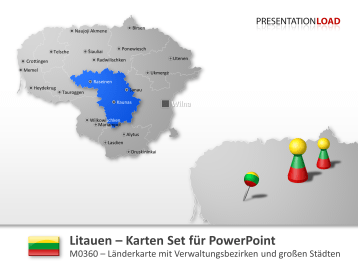 Litauen _https://www.presentationload.de/landkarte-litauen-powerpoint-vorlage.html