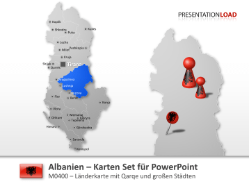 Albanien _https://www.presentationload.de/landkarte-albanien-powerpoint-vorlage.html