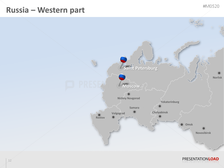 PowerPoint Map Russia PresentationLoad   PowerPoint Map Russia M0520 012 EN Xl 