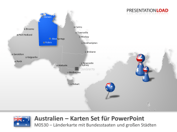 Australien _https://www.presentationload.de/landkarte-australien-powerpoint-vorlage.html