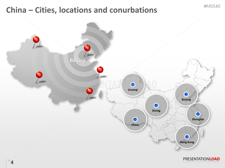 PowerPoint Map China | PresentationLoad