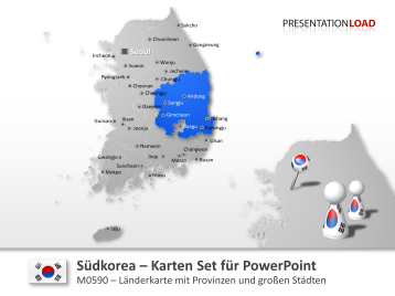 Südkorea _https://www.presentationload.de/landkarte-suedkorea-powerpoint-vorlage.html