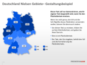 PowerPoint Deutschlandkarte Nielsengebiete | PresentationLoad