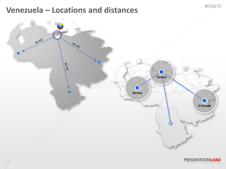 PowerPoint Map Venezuela | PresentationLoad