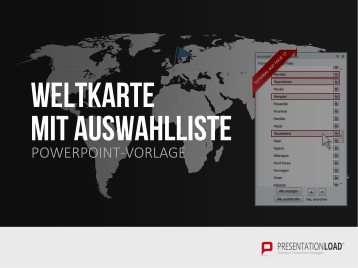 Weltkarte mit Auswahlliste _https://www.presentationload.de/weltkarte-mit-auswahlliste-powerpoint-vorlage.html