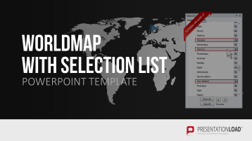 Carte du monde avec liste de sélection _https://www.presentationload.fr/mappemonde-avec-liste-de-selection-modele-powerpoint.html