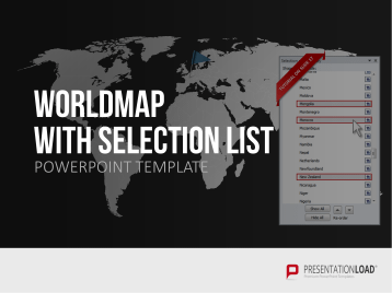 World map with selection list _https://www.presentationload.com/world-map-with-selection-list-powerpoint-template.html