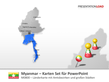 Myanmar _https://www.presentationload.de/landkarte-myanmar-powerpoint-vorlage.html