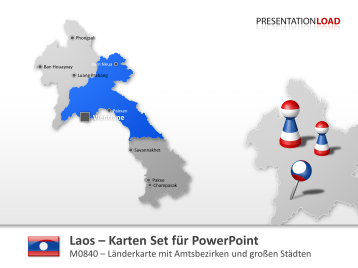 Laos _https://www.presentationload.de/landkarte-laos-powerpoint-vorlage.html