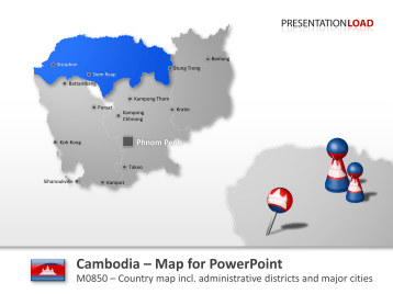 Cambodia _https://www.presentationload.com/map-cambodia-powerpoint-template.html