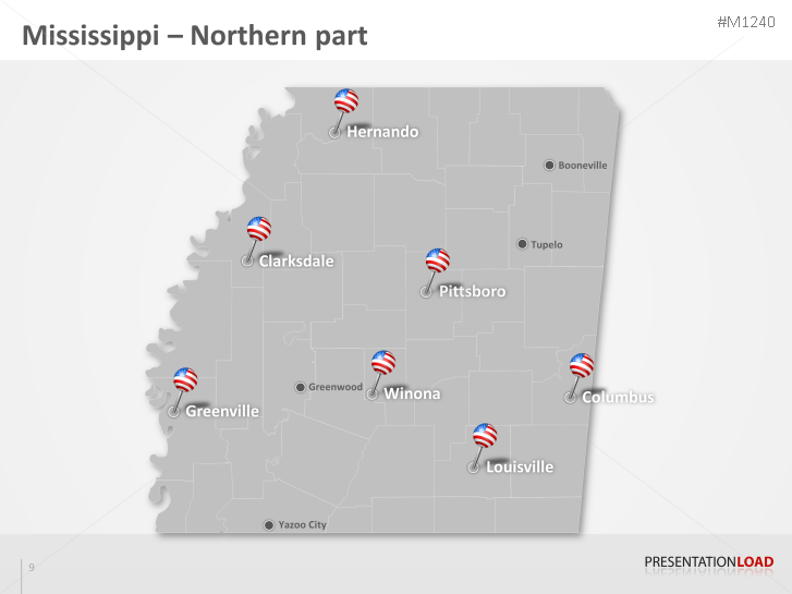 Mississippi Counties