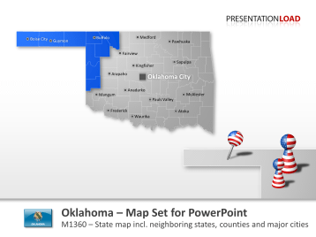 Comtés de l'Oklahoma _https://www.presentationload.fr/oklahoma-counties-modele-powerpoint.html