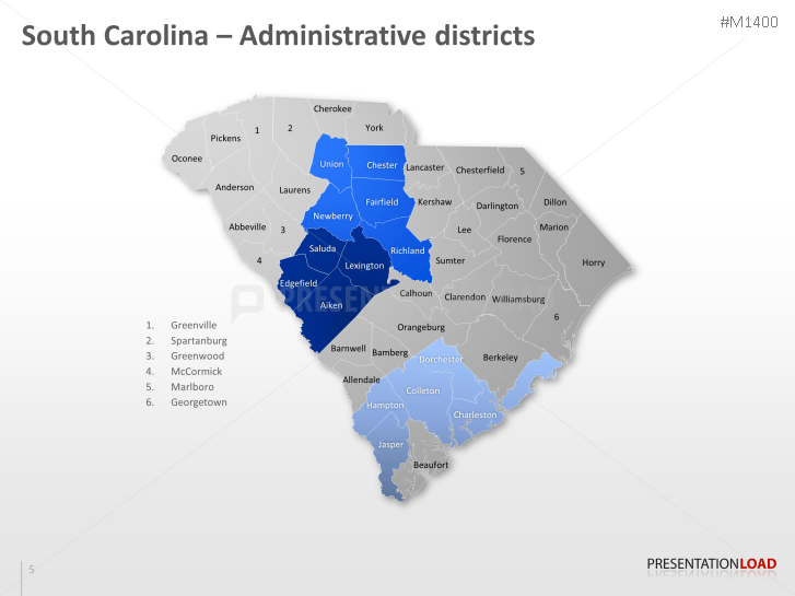 South Carolina Counties