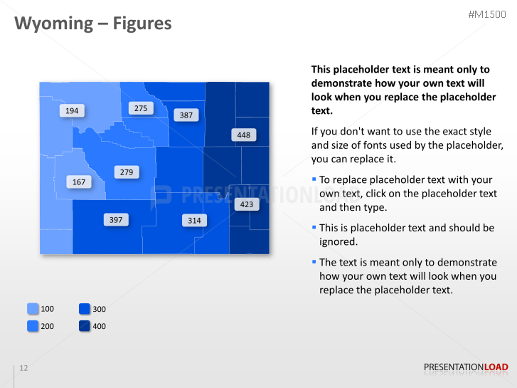 Powerpoint Map Wyoming Counties Usa Presentationload 5041