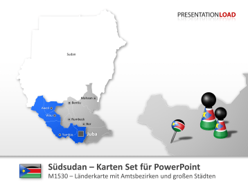 Südsudan _https://www.presentationload.de/landkarte-suedsudan-powerpoint-vorlage.html